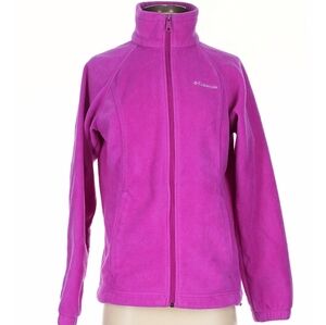 Columbia Women's Fleece Jacket - Bright Purple Magenta Zip Up